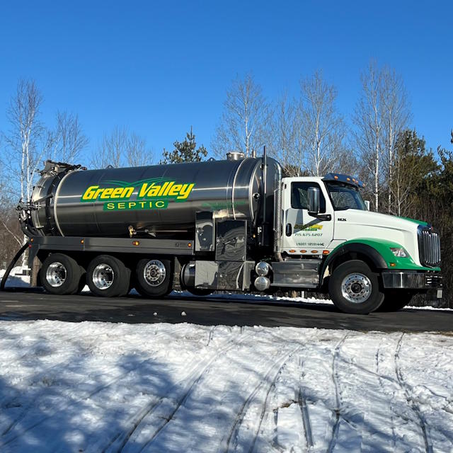 Truck Pumping, We Will Not Drive On Your Lawn!